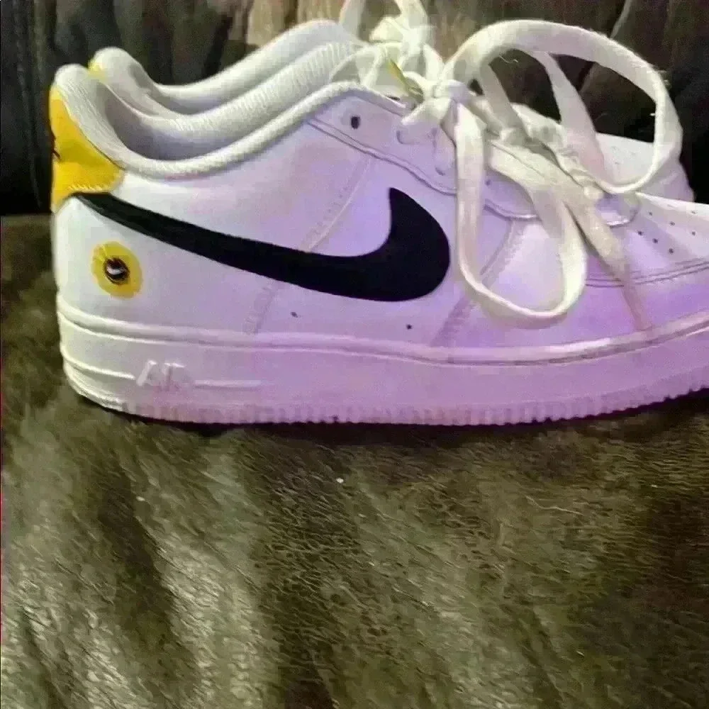 Nike Kids White Low-Top Sneakers